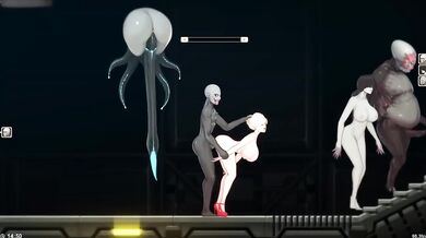 Alien ambassador's body used as fucktoy filled with rough alien loads