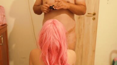 Fucking my stepmom in bathroom and cum in mouth raw sex hard thrusts