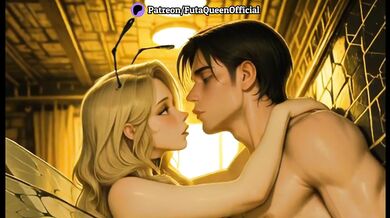 Honey Dripping Futa Bee Girl Rough Anal and Blowjob