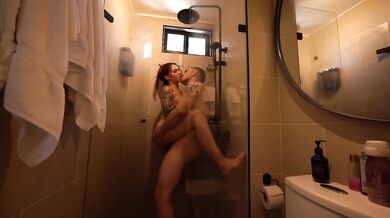 My roomie ravages me in the shower small tits squirming dirty pooltravix latina