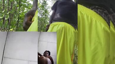 Farmer fucks innocent fruit lady taking double penetration and cum inside her tight anal