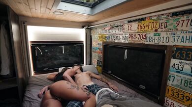 Brunette hottie gushes cum riding big dick cowgirl