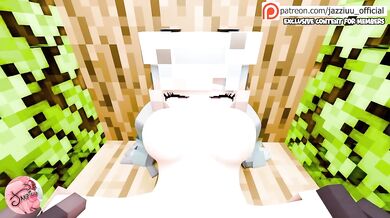 Friend's wife deep penetration futanari Minecraft gangbang