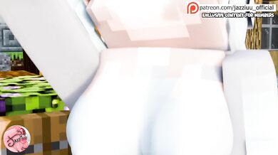 Friend's wife deep penetration futanari Minecraft gangbang