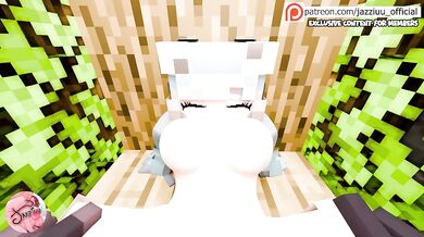 Friend's wife deep penetration futanari Minecraft gangbang