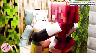 Friend's wife deep penetration futanari Minecraft gangbang