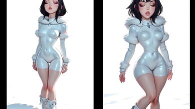 Aimi's 50K AI Babe Big Tits Montage compilation crushed by thick meat