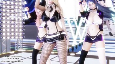 Red Velvet Russian Roulette MMD Sexy Kpop Hentai Dance Uncensored 4K