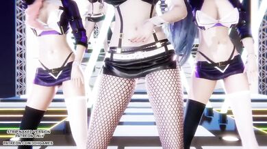 Red Velvet Russian Roulette MMD Sexy Kpop Hentai Dance Uncensored 4K