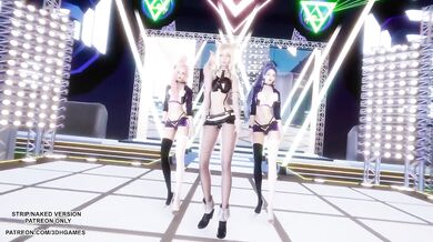 Red Velvet Russian Roulette MMD Sexy Kpop Hentai Dance Uncensored 4K