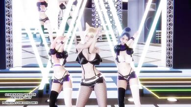 Red Velvet Russian Roulette MMD Sexy Kpop Hentai Dance Uncensored 4K