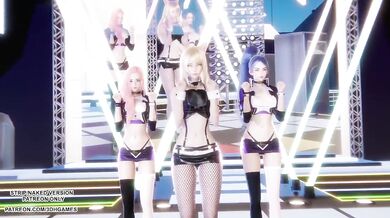Red Velvet Russian Roulette MMD Sexy Kpop Hentai Dance Uncensored 4K