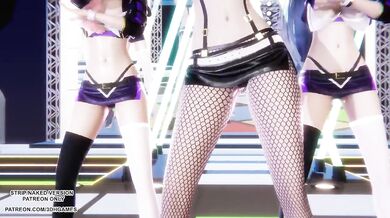 Red Velvet Russian Roulette MMD Sexy Kpop Hentai Dance Uncensored 4K