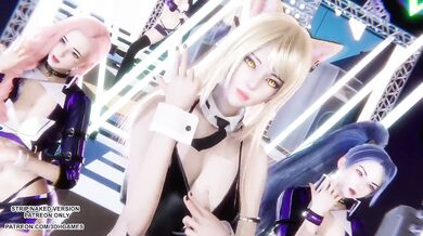 Red Velvet Russian Roulette MMD Sexy Kpop Hentai Dance Uncensored 4K