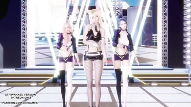 Red Velvet Russian Roulette MMD Sexy Kpop Hentai Dance Uncensored 4K