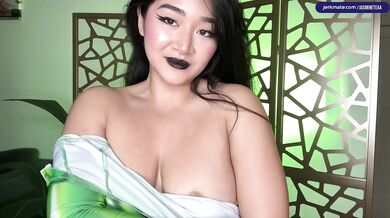 Shego uses your cock asian cosplay blowjob dildo ride solo