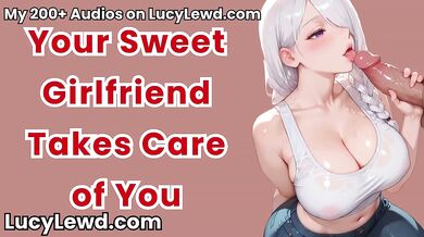 ASMR girlfriend takes care of you rough hard fuck loud moaning