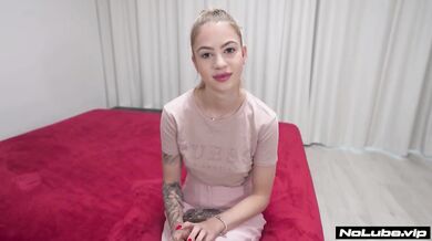 Factory Slut Turned Pornstar 18 year petite blonde cumshot rough doggystyle POV