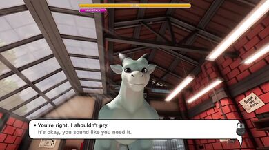 Dragon washes her tight furry ass raw in brutal hentai game