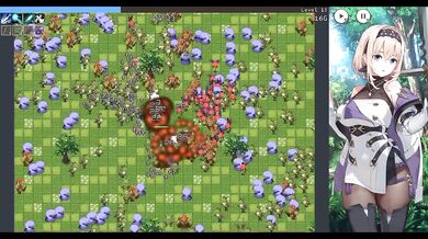 Gamer gal gushes creampie cure in her knight’s POV dungeon erotic anime ecchi