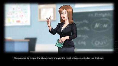 Summertime Saga 2 hentai 3D cartoon MILF stepmom gangbang