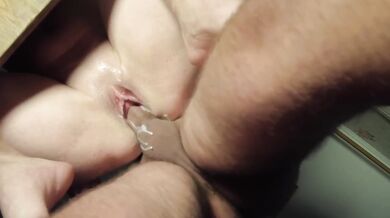 Stepmom wanted to fuck so bad she chased me to my dorm for anal cum