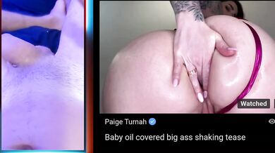 Paige Turnah gets her big ass wrecked in wild porn reaction