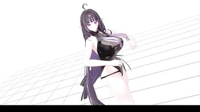 Big booba vtuber dances naked till sloppy wet mess leaked mmd r18