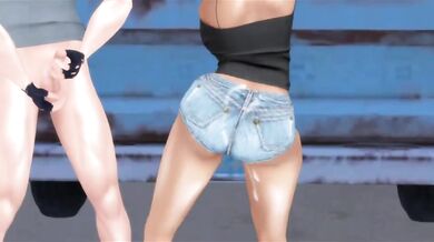 Lucia ruined by giant cocks in GTA 5 sex mod