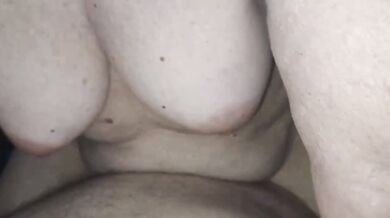 50 Plus Milf Rides Big Dick with Tits Hanging