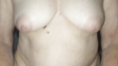 50 Plus Milf Rides Big Dick with Tits Hanging