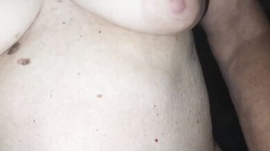 50 Plus Milf Rides Big Dick with Tits Hanging
