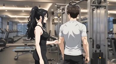 Private Trainer seduces hot boy till he screams while sucking his big dick