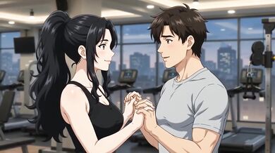 Private Trainer seduces hot boy till he screams while sucking his big dick