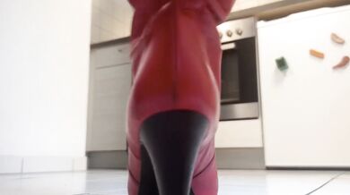 Cumbonara Recipe Non-stop Squirting Hard Rough Fuck with Cum Eating High Heels