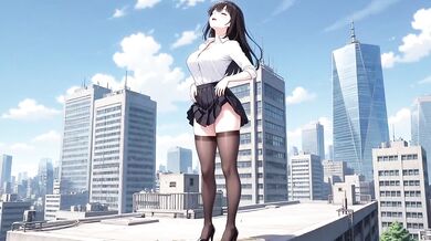 Office slut squirts in public showing off her juicy ass animation hentai