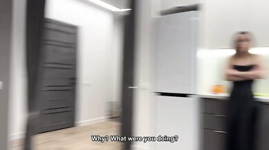 Stepmom’s Secret Exposed close up natural tits deepthroat cheating wife