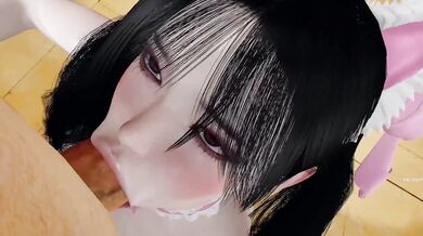 Asian cosplay slut destroyed by big fat cock in brutal hentai gangbang