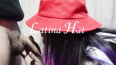 Latina teen deepthroat POV raw cumshot blowjob compilation