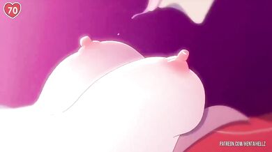 Small tits cutie's tight pussy stuffed with cum in 3D hentai