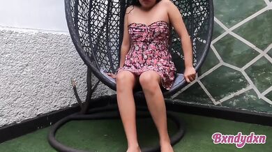 Latina swings to gushing climax in raw female POV