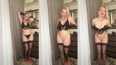 Am I your type step mom teases with shaved dripping pussy on tiktok