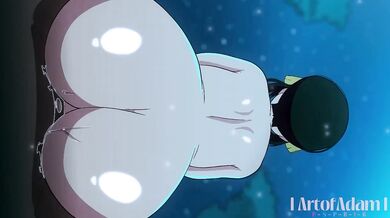Feet worshipping Toph's big ass in a relaxing bath