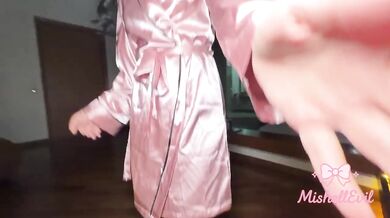 Delivery man fucks me hard anal creampie POV Latina deepthroat bareback
