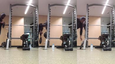 Bench press Strength training overwhelm the gym queen