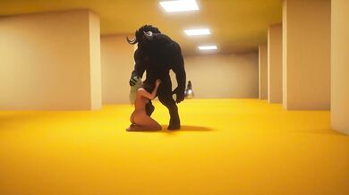 Furry backroom blowjob MTS cum session