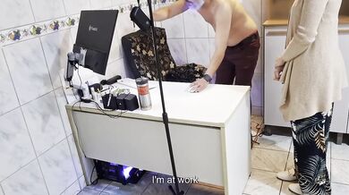 Her female boss stripped him bare then rimmed his ass raw in HD cum dripping close up