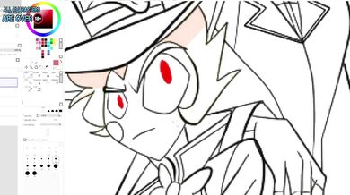 Alastor loves Lucifer Speed Painted Raw HD Porn