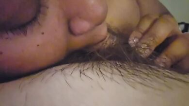 BBW greedily teased and sucked Asian cock raw slurped tight blowjob