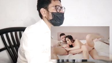 Clea Gaultier gets destroyed double creampie in rough gangbang reaction